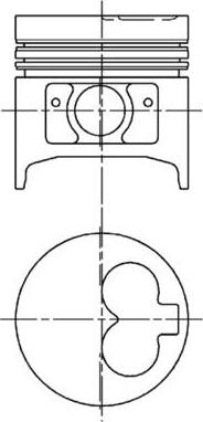 Kolbenschmidt 94372600 - Поршень autosila-amz.com