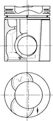 Kolbenschmidt 90870601 - Поршень autosila-amz.com