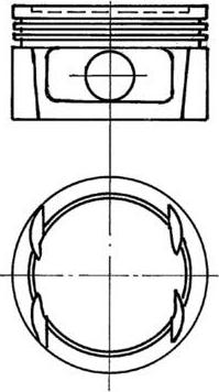Kolbenschmidt 91023700 - Поршень autosila-amz.com