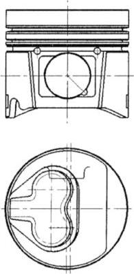 Kolbenschmidt 91313700 - Поршень autosila-amz.com