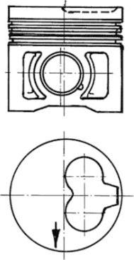 Kolbenschmidt 91386630 - Поршень autosila-amz.com