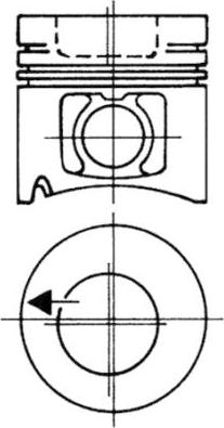 Kolbenschmidt 93484602 - Поршень autosila-amz.com
