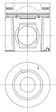 Kolbenschmidt 99496600 - Поршень autosila-amz.com