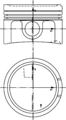 Kolbenschmidt 40434600 - Поршень autosila-amz.com