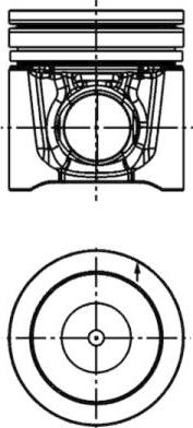 Kolbenschmidt 40040600 - Поршень autosila-amz.com