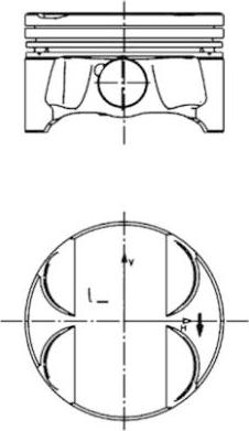 Kolbenschmidt 40395600 - Поршень autosila-amz.com