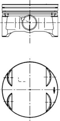 Kolbenschmidt 40087600 - Поршень autosila-amz.com