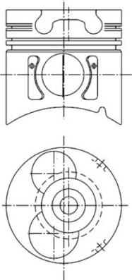 Kolbenschmidt 99371600 - Поршень autosila-amz.com