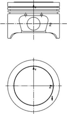 Kolbenschmidt 40161610 - Поршень autosila-amz.com