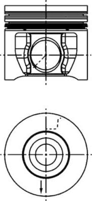 Kolbenschmidt 40830600 - Поршень autosila-amz.com