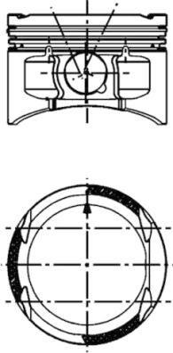 Kolbenschmidt 40355600 - Поршень autosila-amz.com