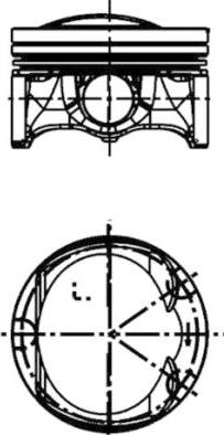 Kolbenschmidt 40760600 - Поршень autosila-amz.com