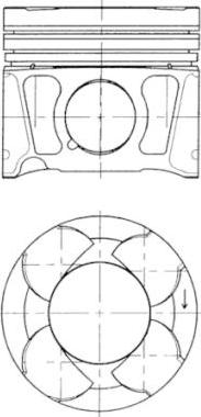 Kolbenschmidt 41070600 - Поршень autosila-amz.com