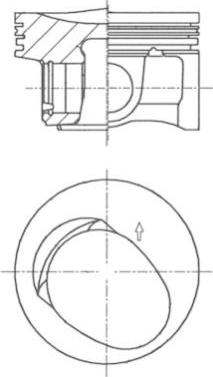 Kolbenschmidt 41257600 - Поршень autosila-amz.com