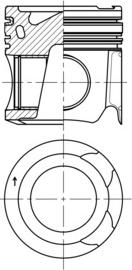 Kolbenschmidt 41276600 - Поршень autosila-amz.com