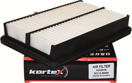 Kortex KA0016 - Воздушный фильтр, двигатель autosila-amz.com