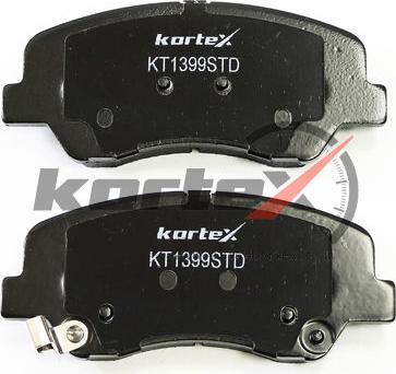 Kortex KT1399STD - Тормозные колодки, дисковые, комплект autosila-amz.com