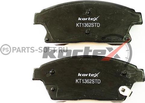 Kortex KT1362STD - Тормозные колодки, дисковые, комплект autosila-amz.com
