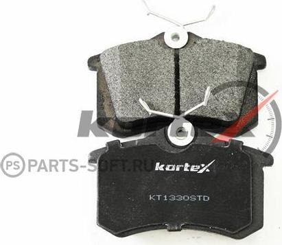 Kortex KT1330STD - Тормозные колодки, дисковые, комплект autosila-amz.com