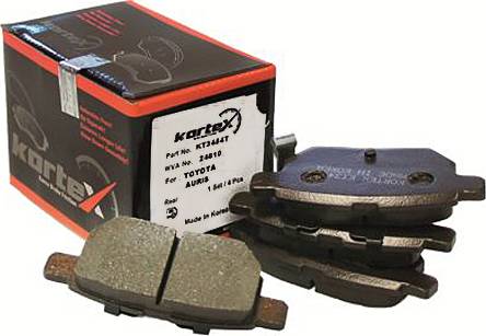 Kortex KT3454T - Тормозные колодки, дисковые, комплект autosila-amz.com