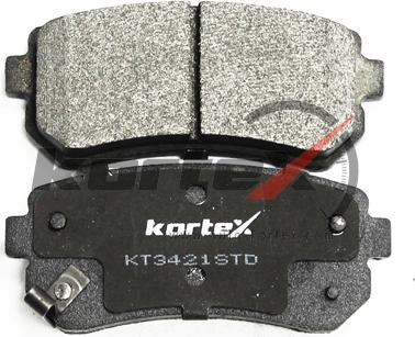 Kortex KT3421STD - Тормозные колодки, дисковые, комплект autosila-amz.com