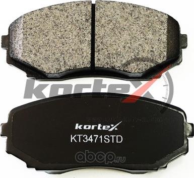 Kortex KT3471STD - Тормозные колодки, дисковые, комплект autosila-amz.com