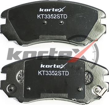 Kortex KT3352STD - Тормозные колодки, дисковые, комплект autosila-amz.com