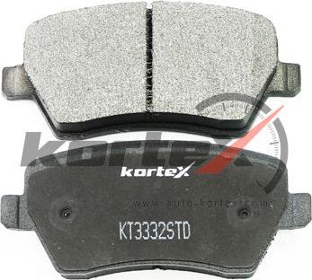 Kortex KT3332STD - Тормозные колодки, дисковые, комплект autosila-amz.com