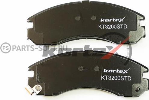 Kortex KT3200STD - Тормозные колодки, дисковые, комплект autosila-amz.com