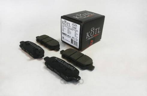 Kötl 3294KT - Тормозные колодки, дисковые, комплект autosila-amz.com