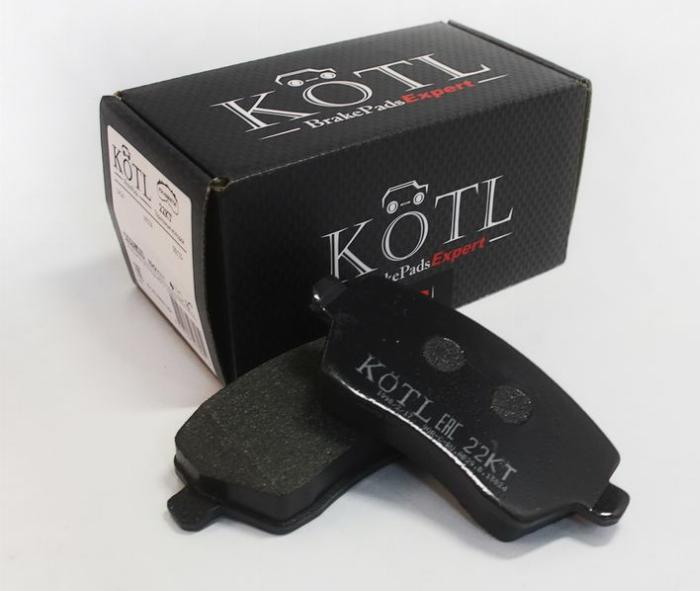 Kötl 22KT - Тормозные колодки, дисковые, комплект autosila-amz.com