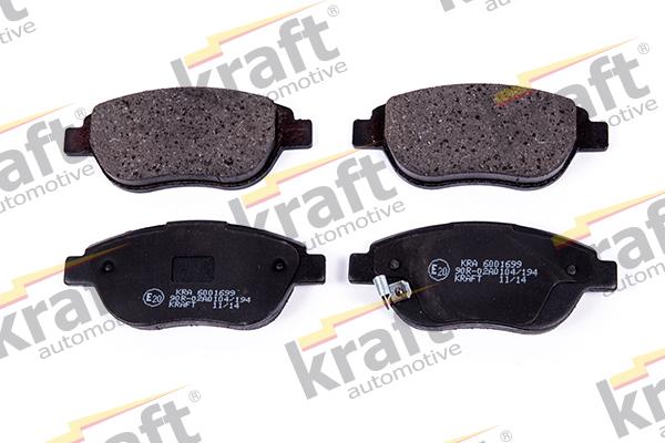 KRAFT AUTOMOTIVE 6001699 - Тормозные колодки, дисковые, комплект autosila-amz.com