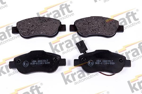 KRAFT AUTOMOTIVE 6003317 - Тормозные колодки, дисковые, комплект autosila-amz.com