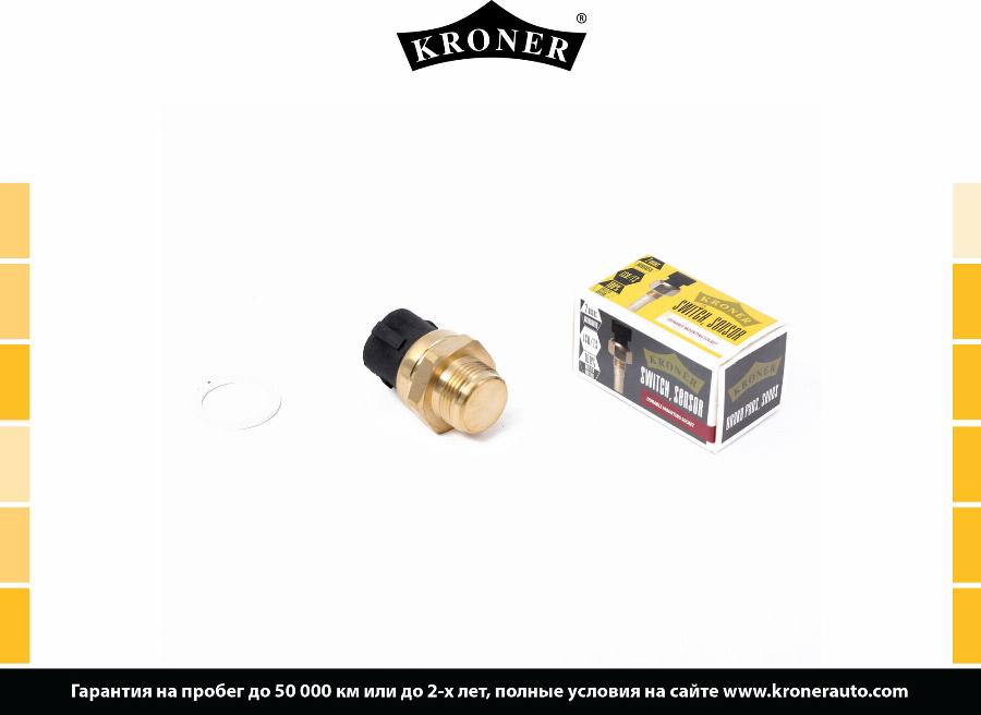 Kroner K204046 - Термовыключатель, вентилятор радиатора / кондиционера autosila-amz.com