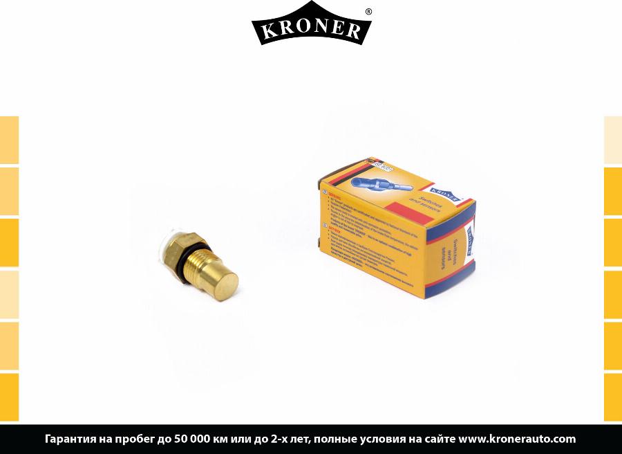 Kroner K204007 - Термовыключатель, вентилятор радиатора / кондиционера autosila-amz.com