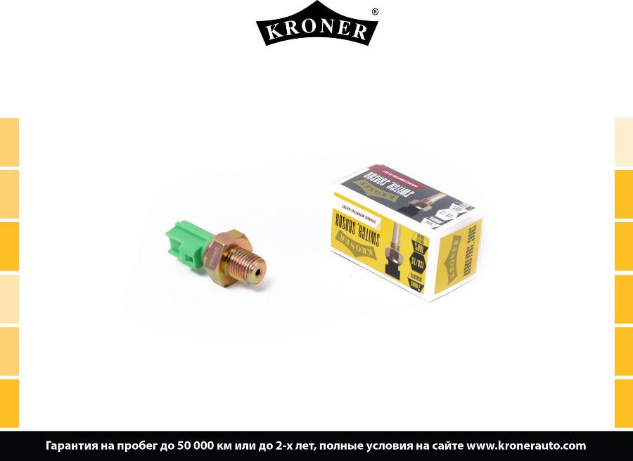 Kroner K204016 - датчик давления масла KRONER для а/м FORD Focus II (04-13), Mondeo (96-15) K204016 autosila-amz.com