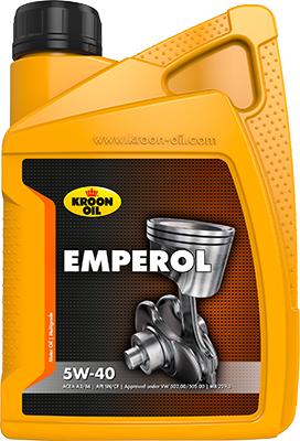 Kroon OIL 02219 - Масло моторное Emperol 5W40 1L-, Синтетическое масло (API SN/CF, ACEA A3/B4) VW 502.00/505.00, MB229 autosila-amz.com