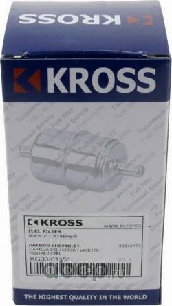 Kross KG03-01151 - Топливный фильтр autosila-amz.com