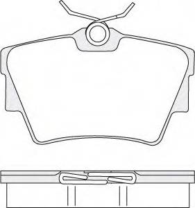 Starline BD S307 - Тормозные колодки, дисковые, комплект autosila-amz.com