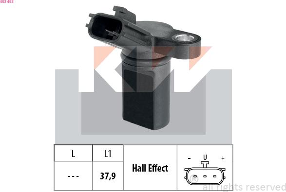 KW 453 453 - Датчик импульсов, коленвал autosila-amz.com