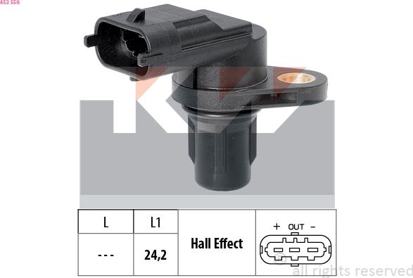 KW 453 556 - Датчик, положение распределительного вала autosila-amz.com