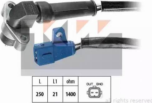 KW 453 038 - Датчик импульсов, коленвал autosila-amz.com