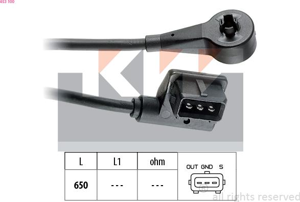 KW 453 100 - Датчик RPM, частота вращения autosila-amz.com