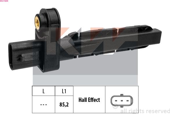 KW 453 826 - Датчик импульсов, коленвал autosila-amz.com