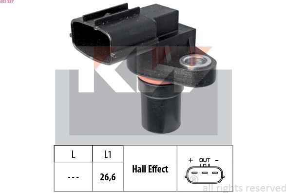 KW 453 337 - Датчик импульсов, коленвал autosila-amz.com