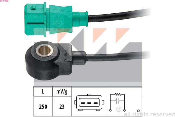 KW 457 004 - Датчик детонации autosila-amz.com