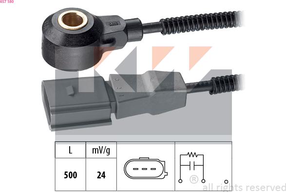 KW 457 180 - Датчик детонации autosila-amz.com