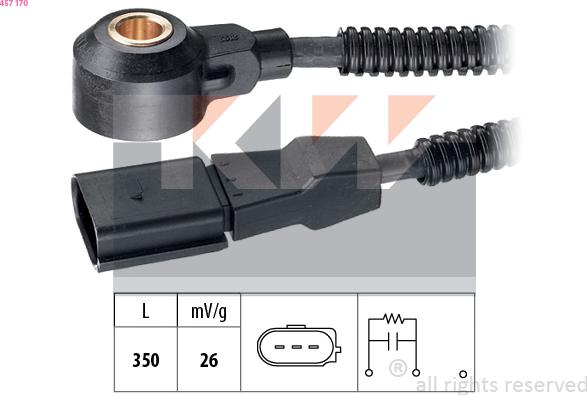 KW 457 170 - Датчик детонации autosila-amz.com