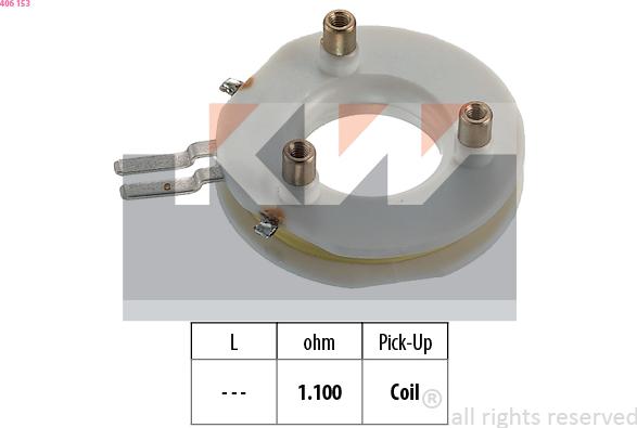 KW 406 153 - Датчик, импульс зажигания autosila-amz.com