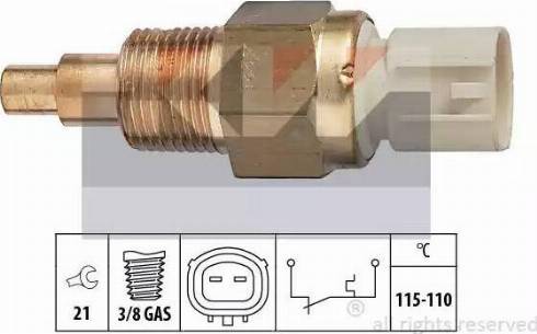 KW 550 228 - Термовыключатель, вентилятор радиатора / кондиционера autosila-amz.com